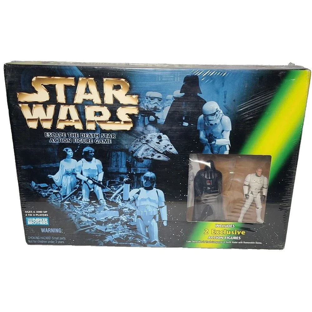 Star Wars Escape The Death Star Action Figure Game Includes 2 Exclusive Figures